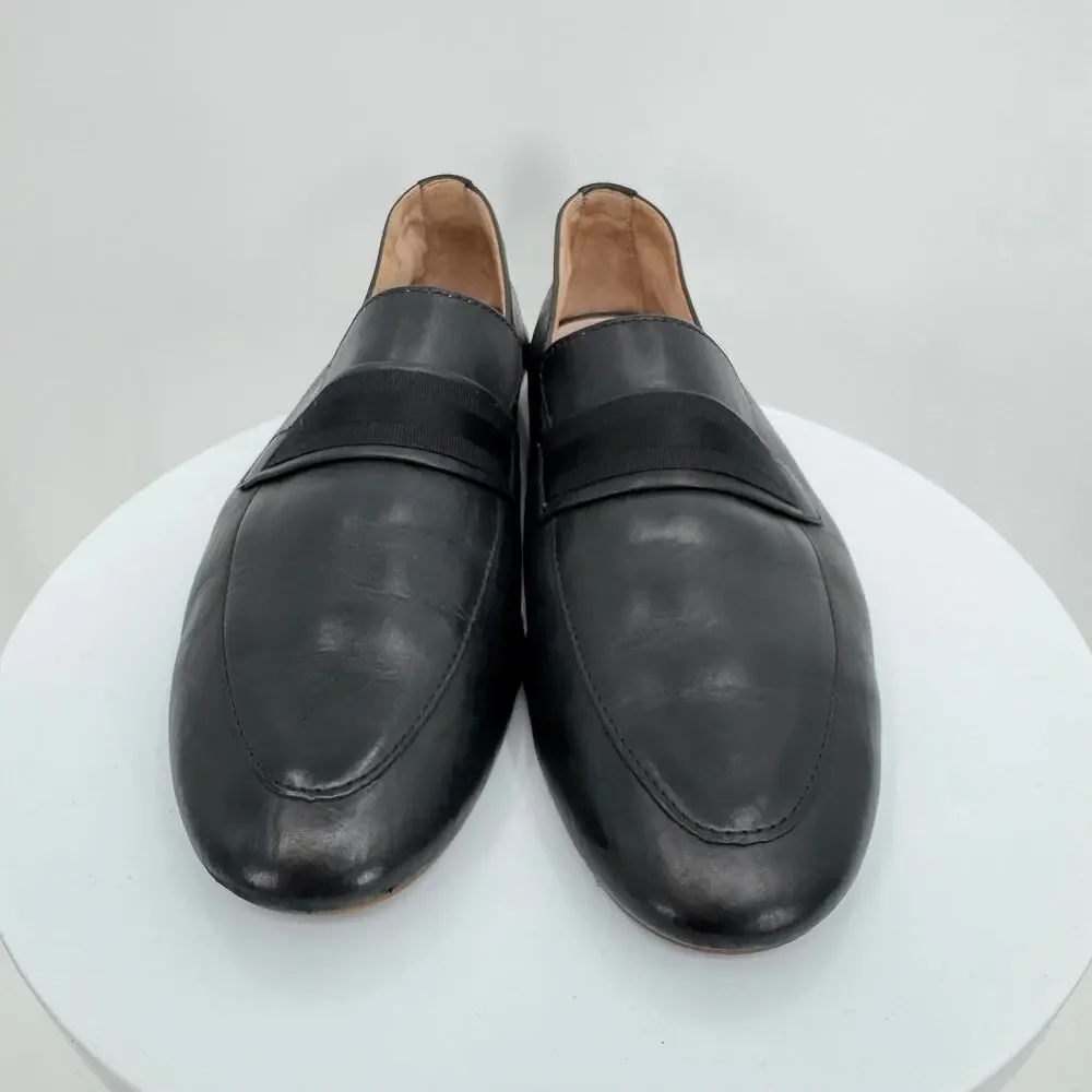Paul Green shoes Adelle women's size 8 loafer ballet flat slop on black leather